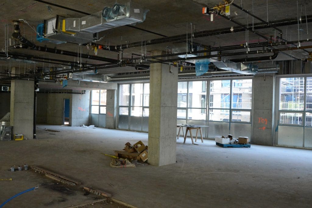 Construction of new offices