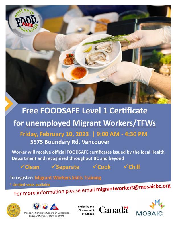 FOODSAFE Level 1 by Distance Education, go2HR