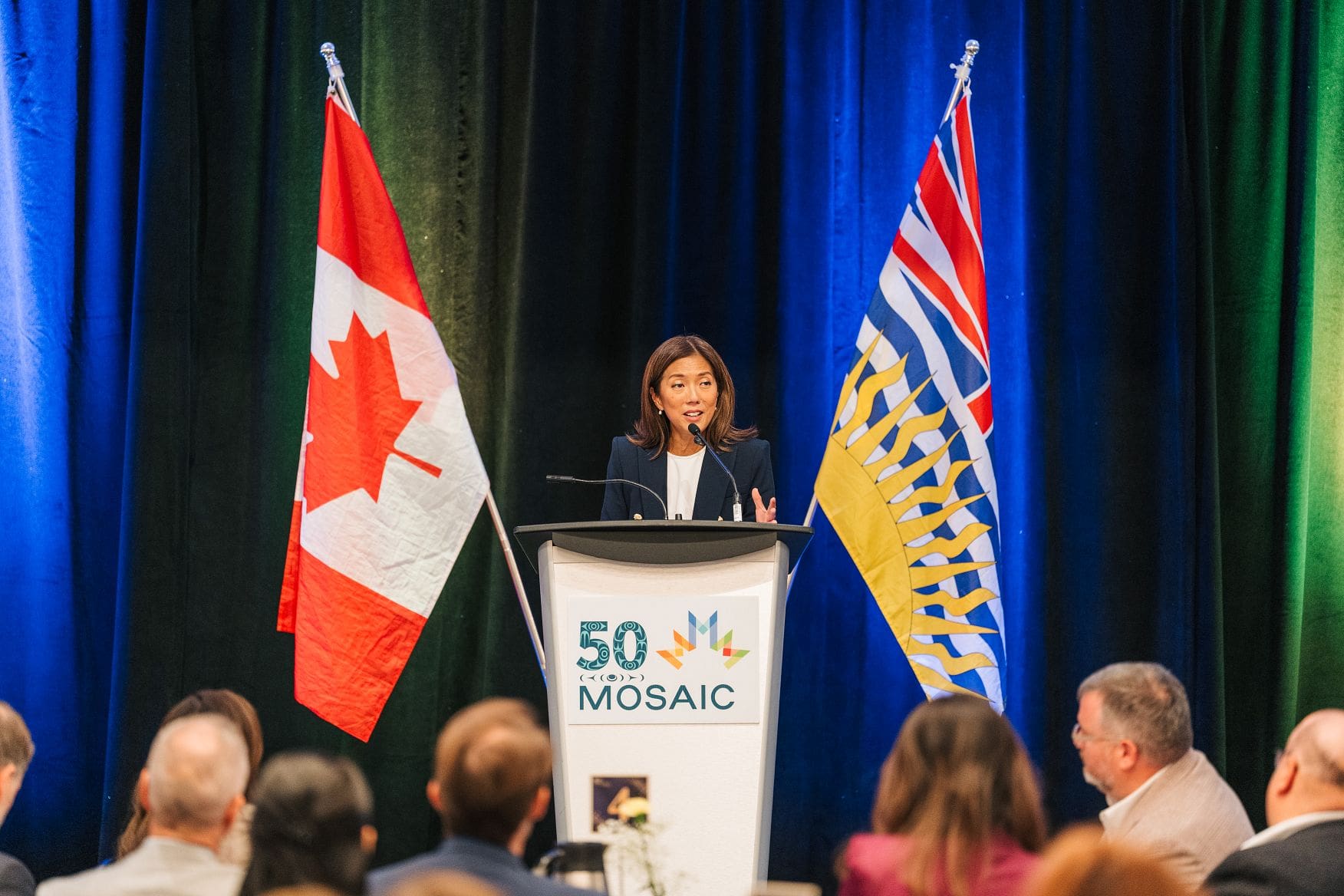 Global News anchor Sophie Lui emcees MOSAIC’s 50th Anniversary Gala Luncheon